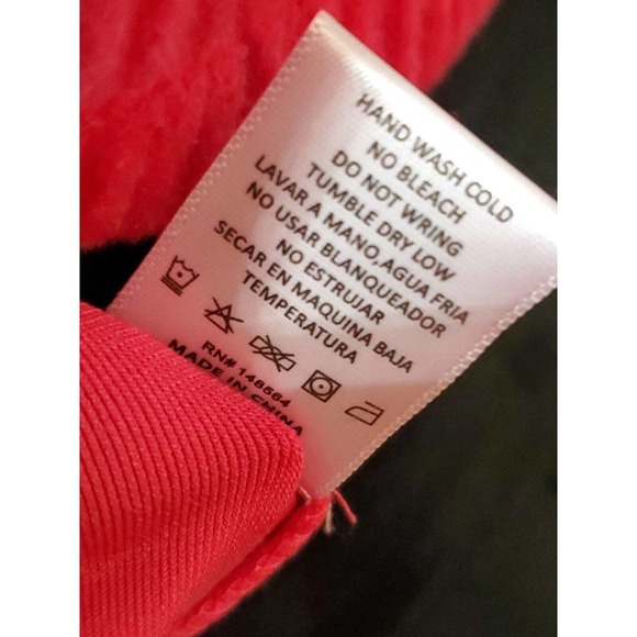 Akira Women's Solid Red 100% Polyester Long Sleeve Half Zip Front Top Size XL - Picture 9 of 11